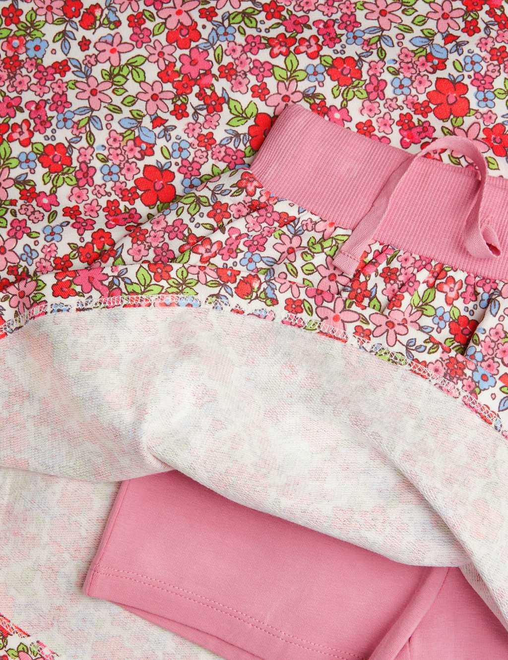 2pc Cotton Rich Floral Top & Bottom Outfit (3-13 Yrs) 3 of 3