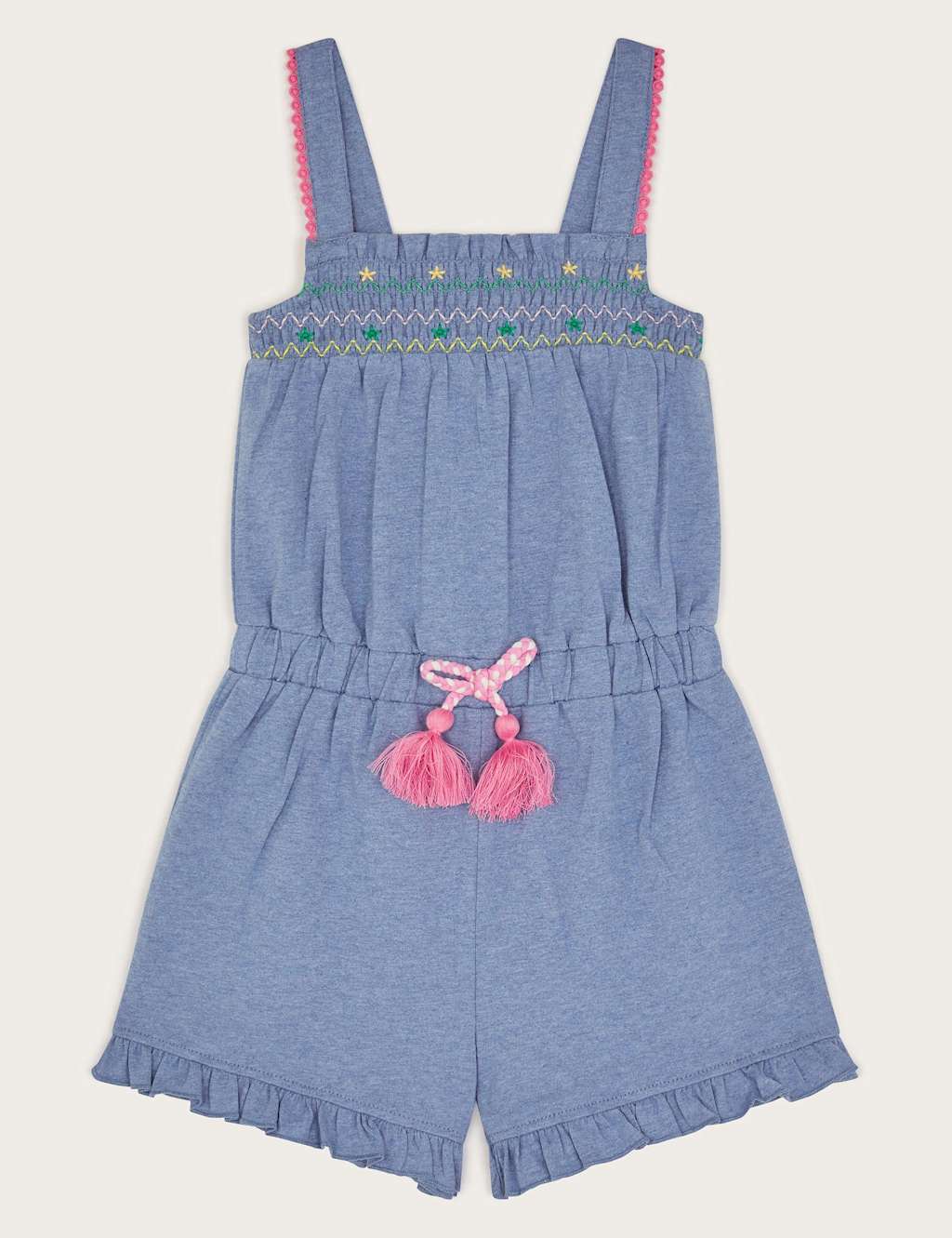 Cotton Rich Jersey Playsuit (3-13 Yrs) 1 of 3
