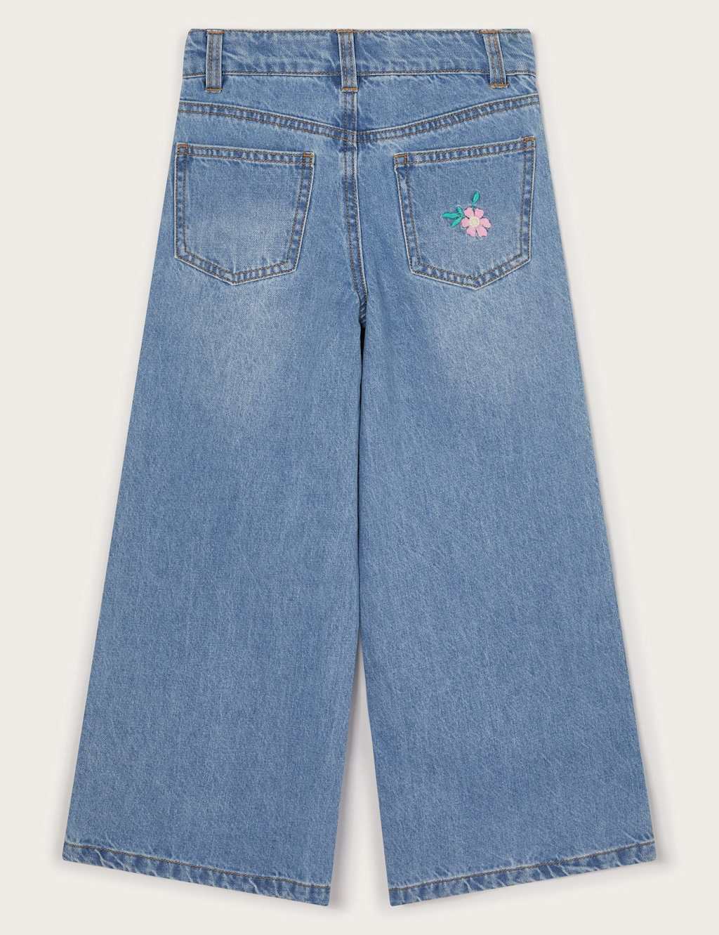 Wide Leg Denim Dove Jeans (3-13 Yrs) 2 of 3