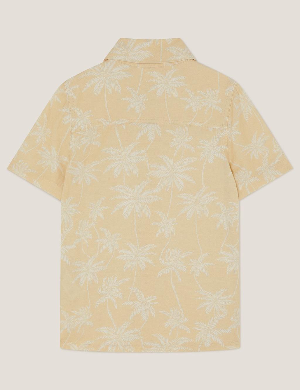 Cotton Blend Palm Print Shirt (2-13 Yrs) 3 of 3