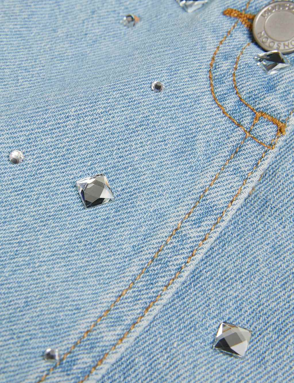 Denim Embellished Skort (3-13 Yrs) 3 of 3