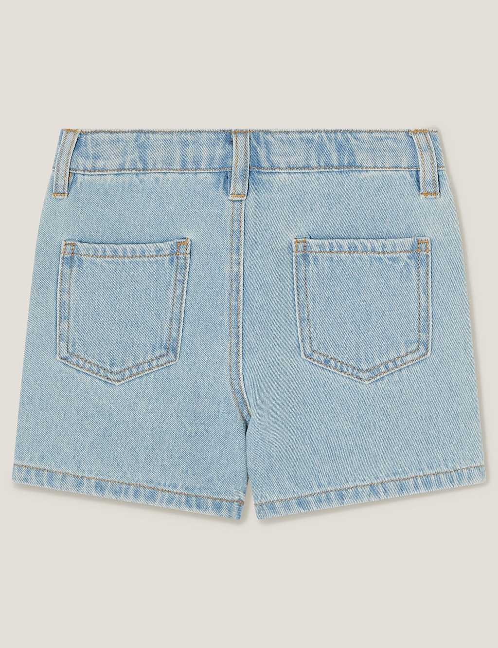 Denim Diamante Butterfly Shorts (3-15 Yrs) 3 of 3