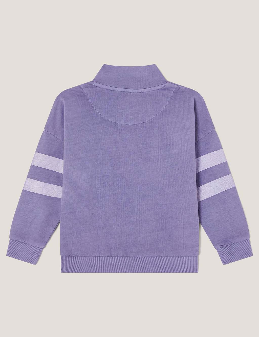 Pure Cotton Half Zip Sweatshirt (3-13 Yrs) 2 of 3