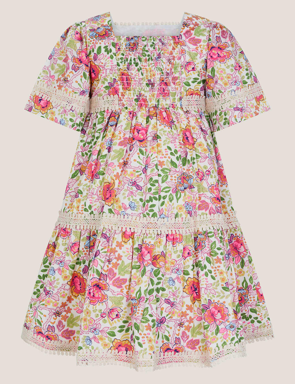 Floral Tiered Dress (3-13 Yrs) 3 of 3