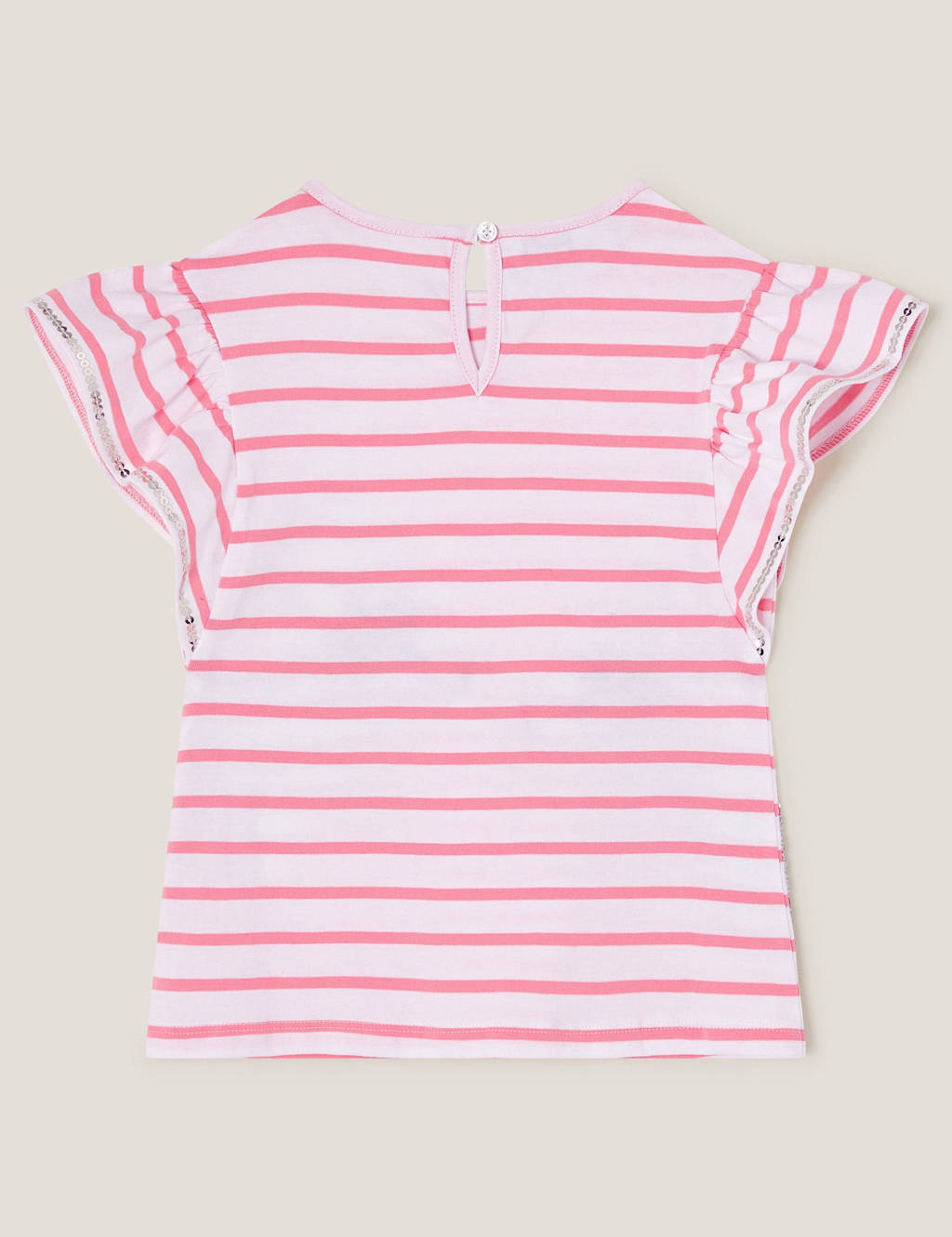 Pure Cotton Striped Sequin Bunny Top (3-13 Yrs) 3 of 3