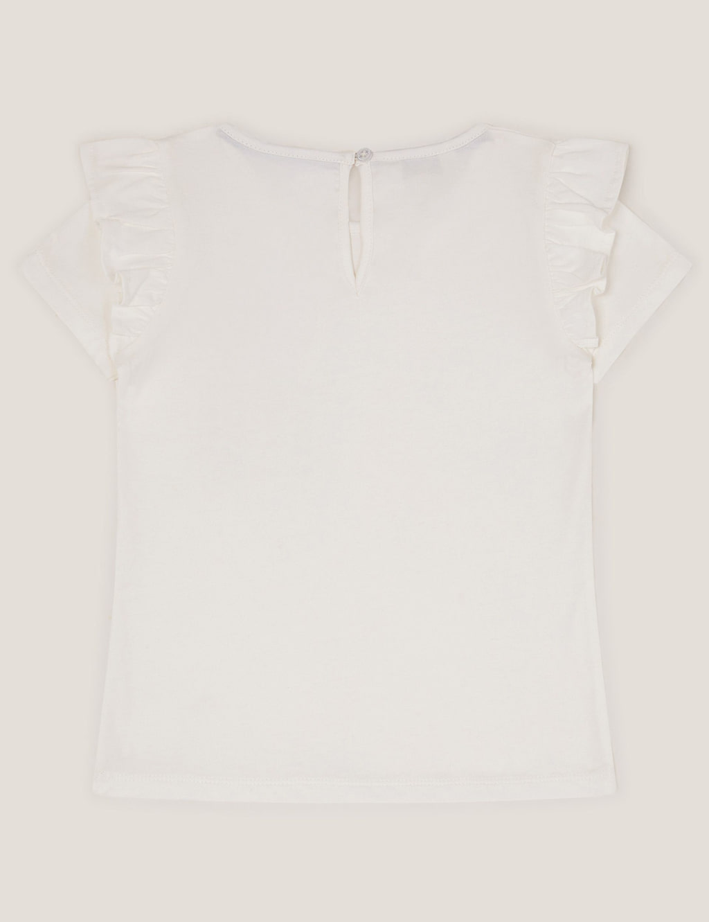 Pure Cotton Bunny Pocket Frill T-Shirt (3-13 Yrs) 3 of 3