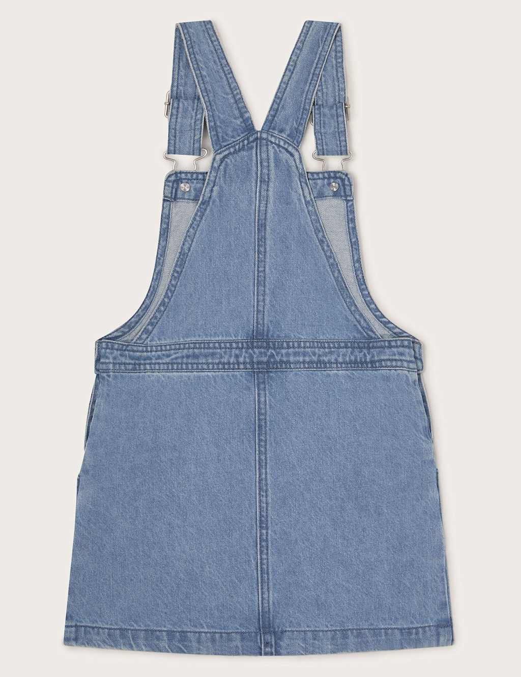 Denim Patterned Pinafore (3-13 Yrs) 2 of 3