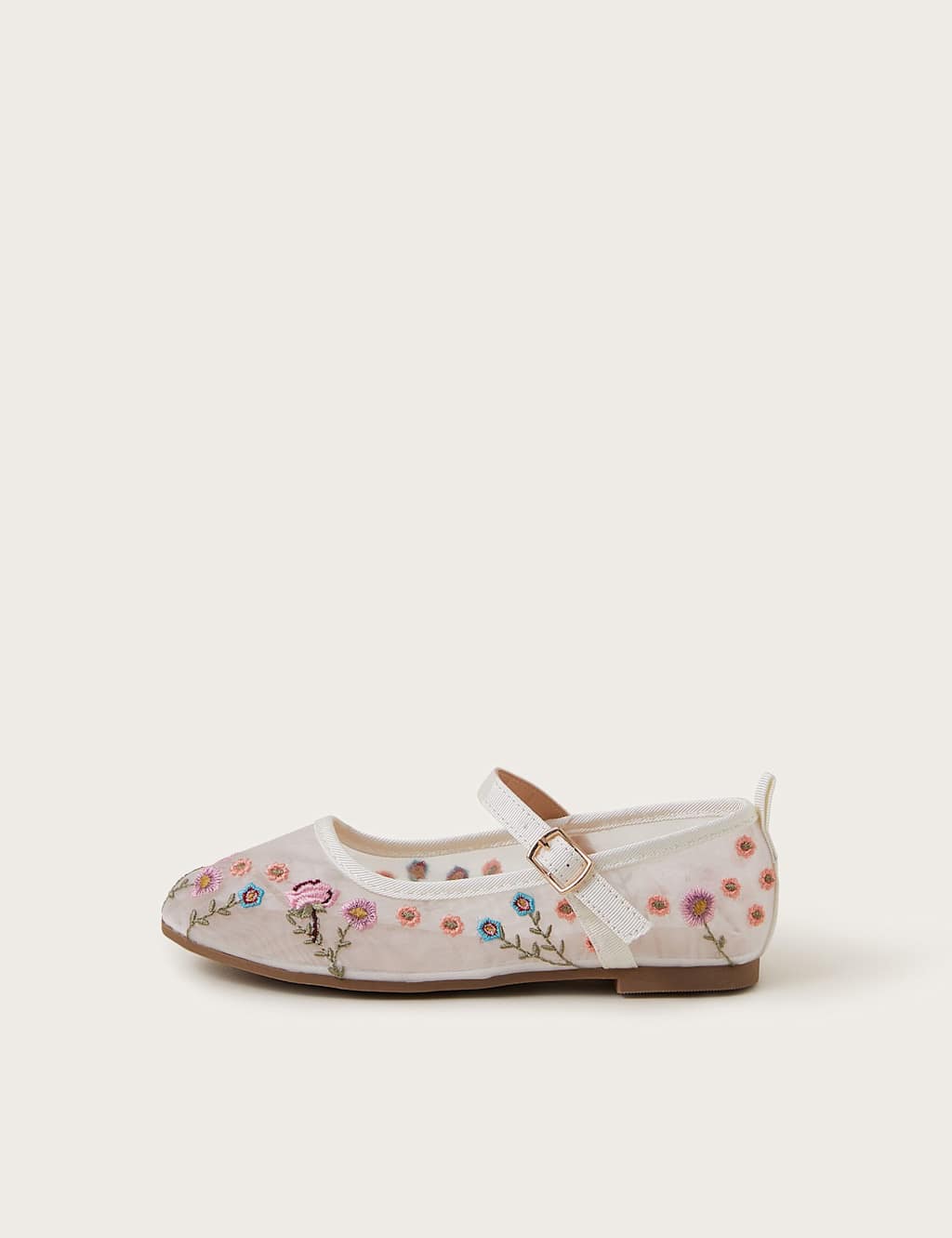 Kids' Floral Ballet Pumps (7 Small - 4 Large) 2 of 3