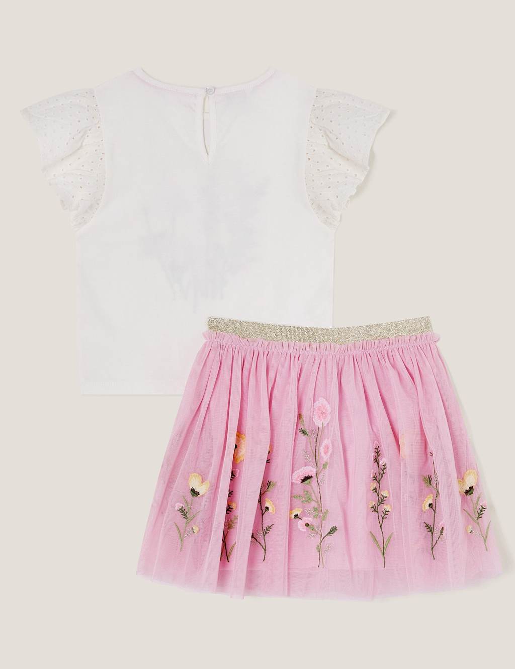 2pc Pure Cotton Floral Dress (3-13 Yrs) 2 of 3