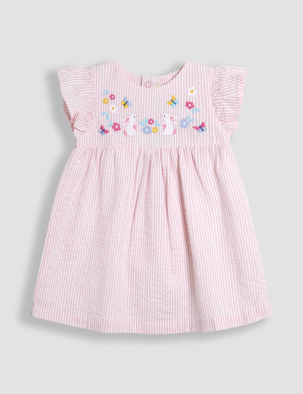 3pc Pure Cotton Bunny Dress with Hat (0-2 Yrs) 2 of 5