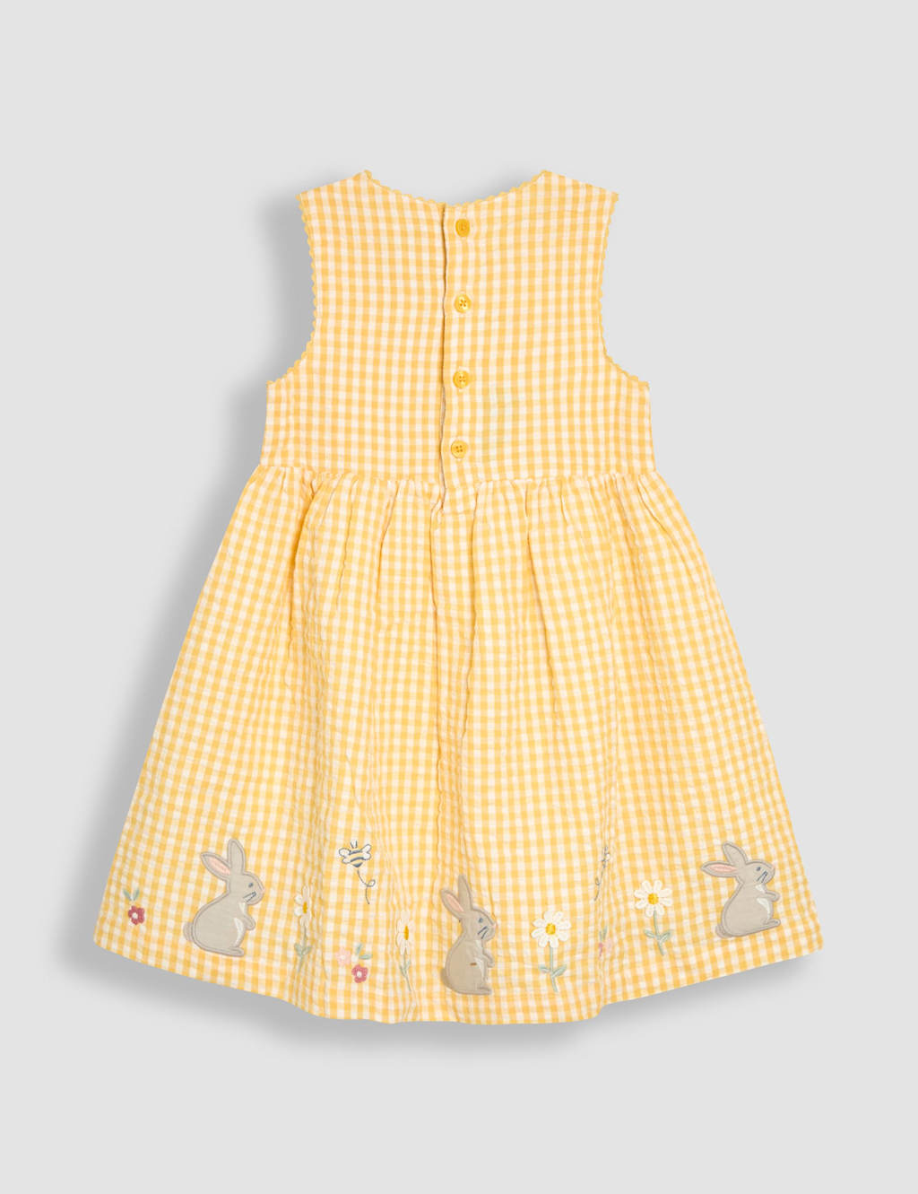 Pure Cotton Bunny Appliqué Dress (3 Mths-16 Yrs) 2 of 3
