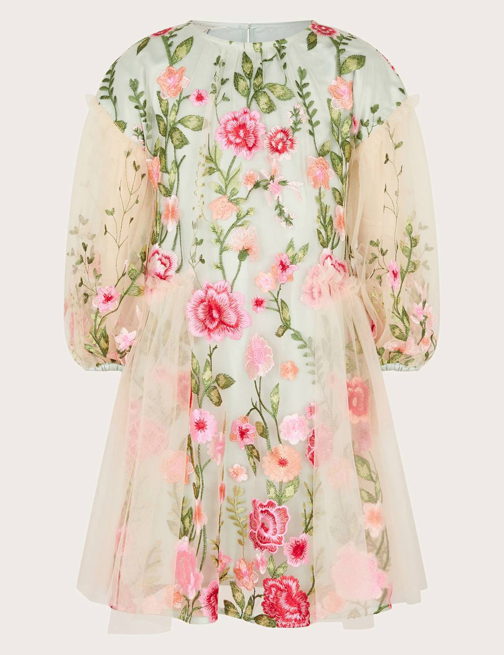 Floral Embroidered Dress (3-15 Yrs) 3 of 4