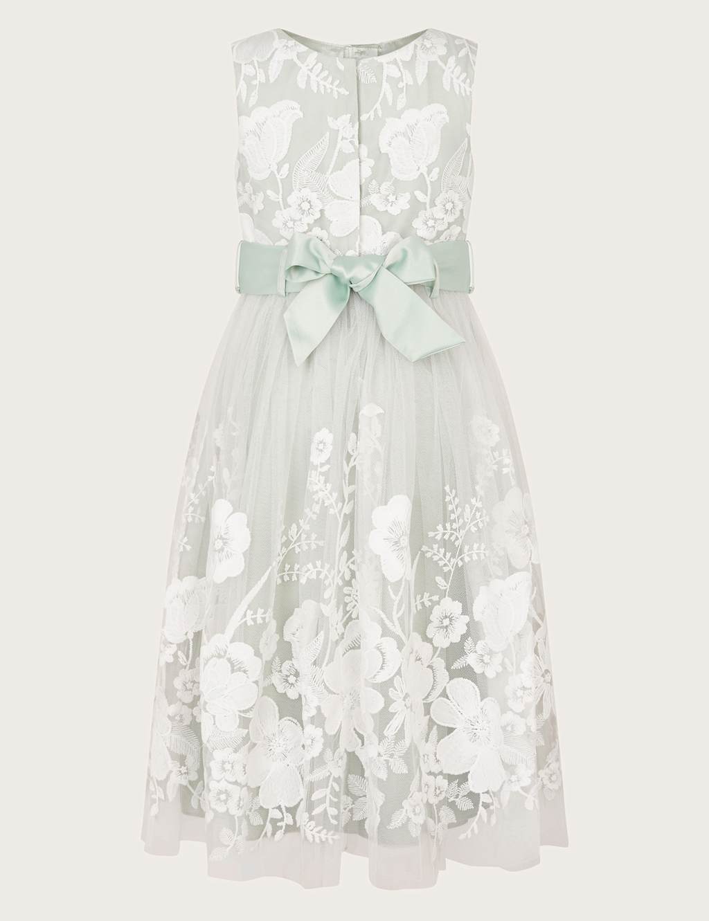 Embroidered Floral Lace Maxi Dress (2-15 Yrs) 4 of 4
