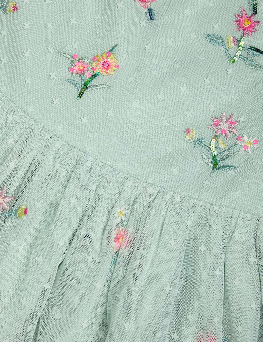 Embroidered Lace Dress (3-15 Yrs) 2 of 4