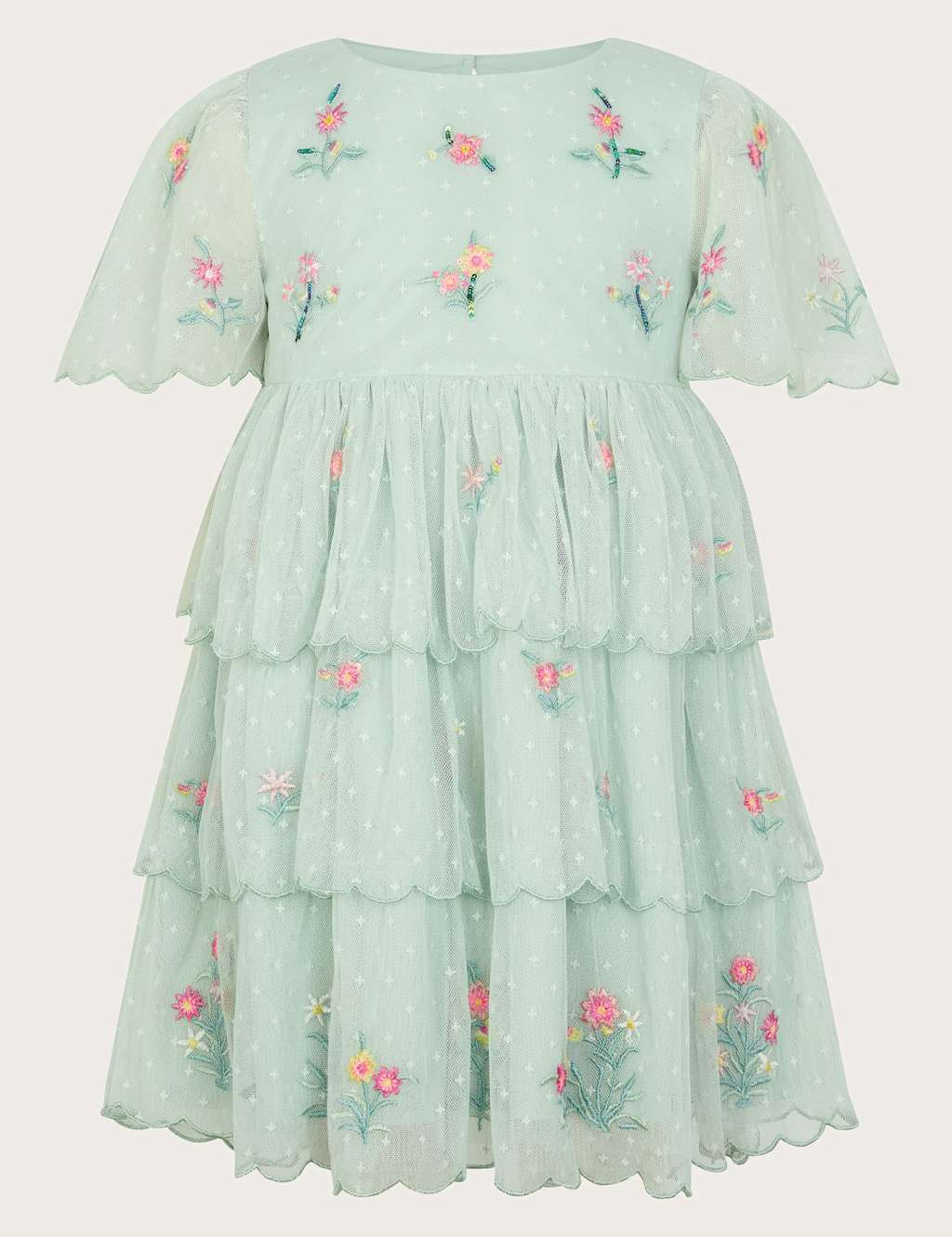 Embroidered Lace Dress (3-15 Yrs) 3 of 4