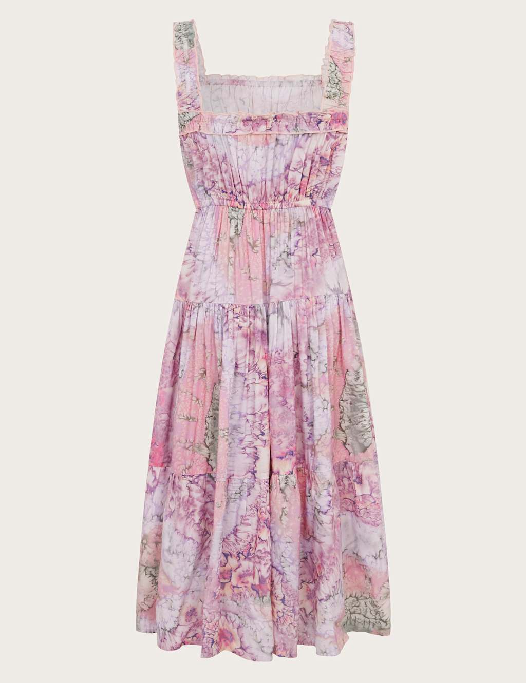 Marbled Floral Maxi Dress (7-15 Yrs) 2 of 3