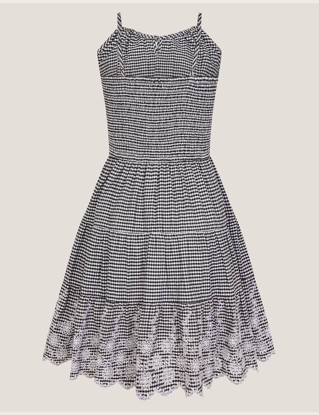 Embroidered Gingham Dress (7-15 Yrs) 2 of 3