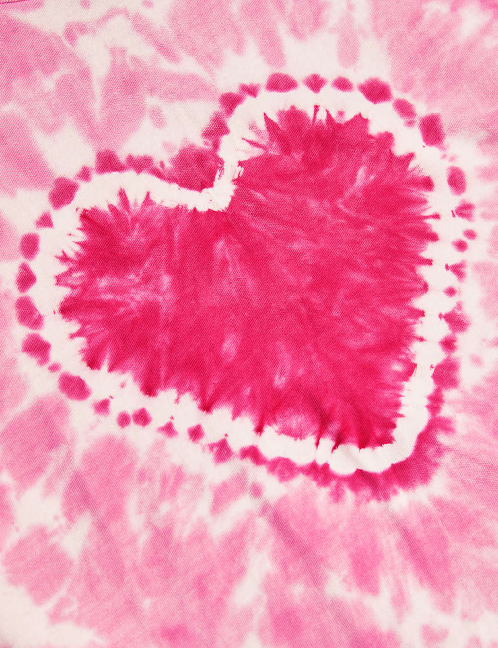 Pure Cotton Heart Tie Dye T-Shirt (7-15 Yrs) 3 of 3