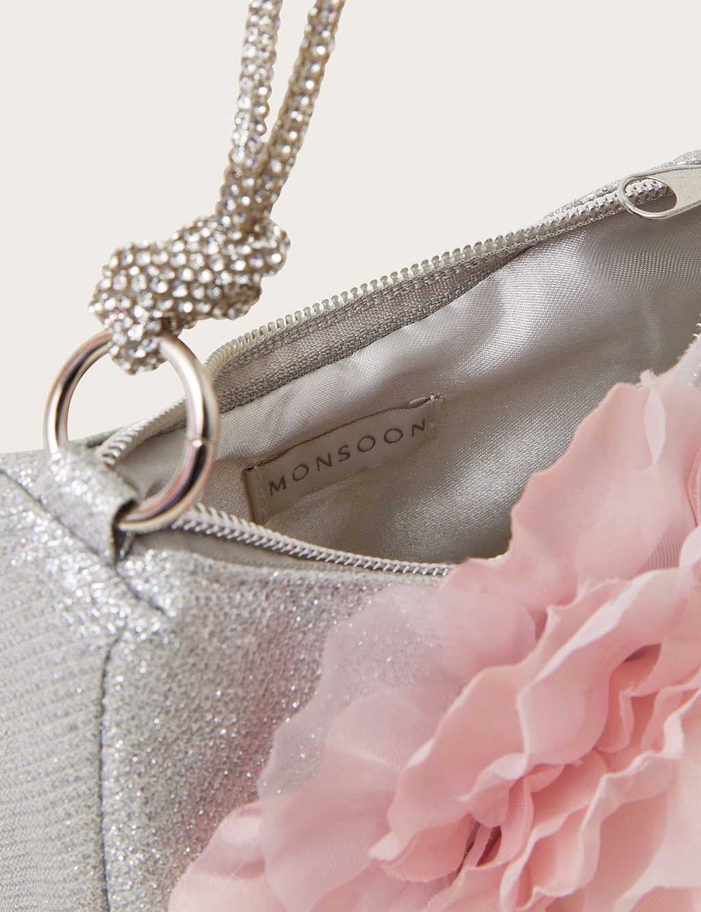 Kids' Oversized Flower Glitter Scoop Bag 3 of 4