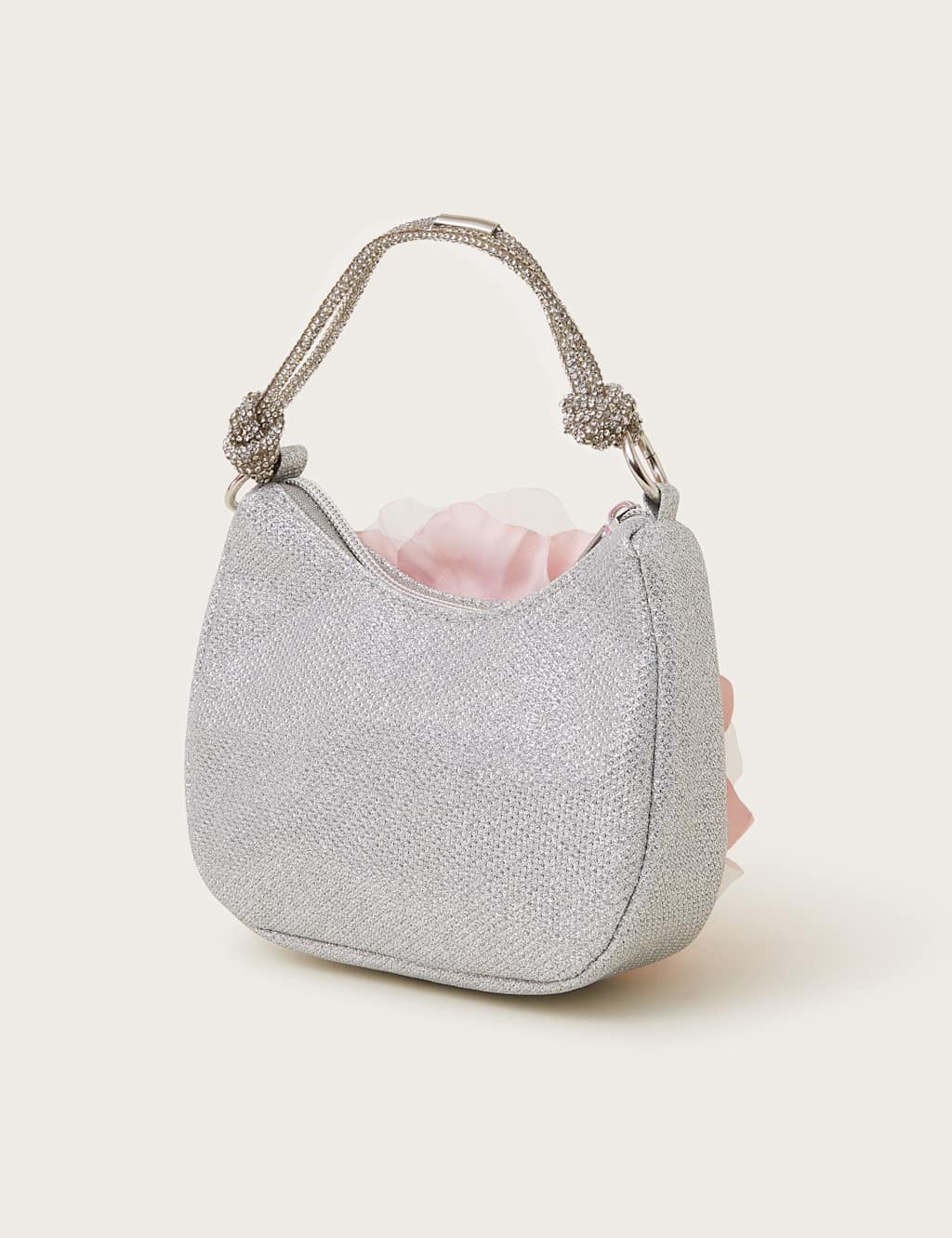 Kids' Oversized Flower Glitter Scoop Bag 4 of 4