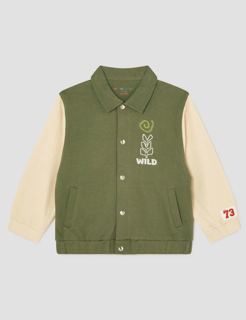 Pure Cotton Pinstripe Shacket (2-13 Yrs) 1 of 3