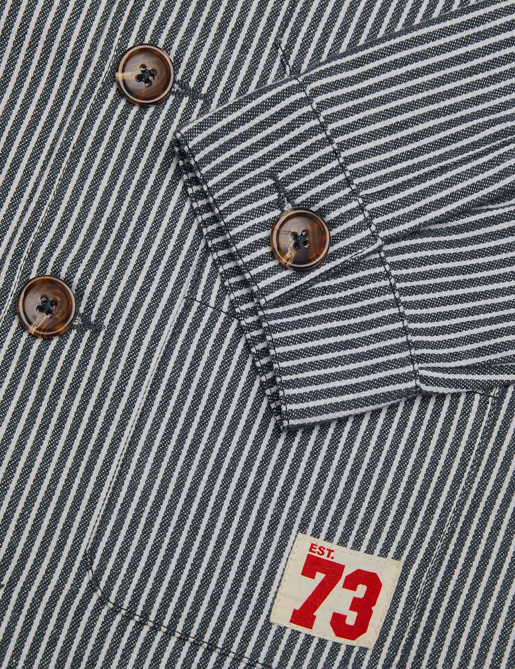 Pure Cotton Striped Jacket (2-13 Yrs) 2 of 3