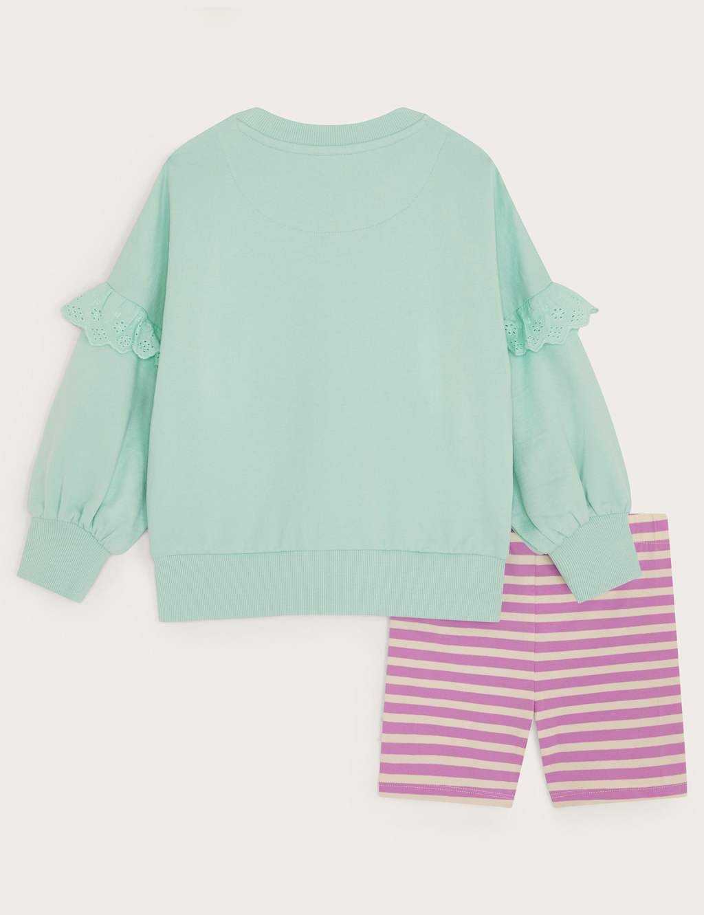 2pc Pure Cotton Slogan Top & Shorts Outfit (3-13 Yrs) 2 of 3