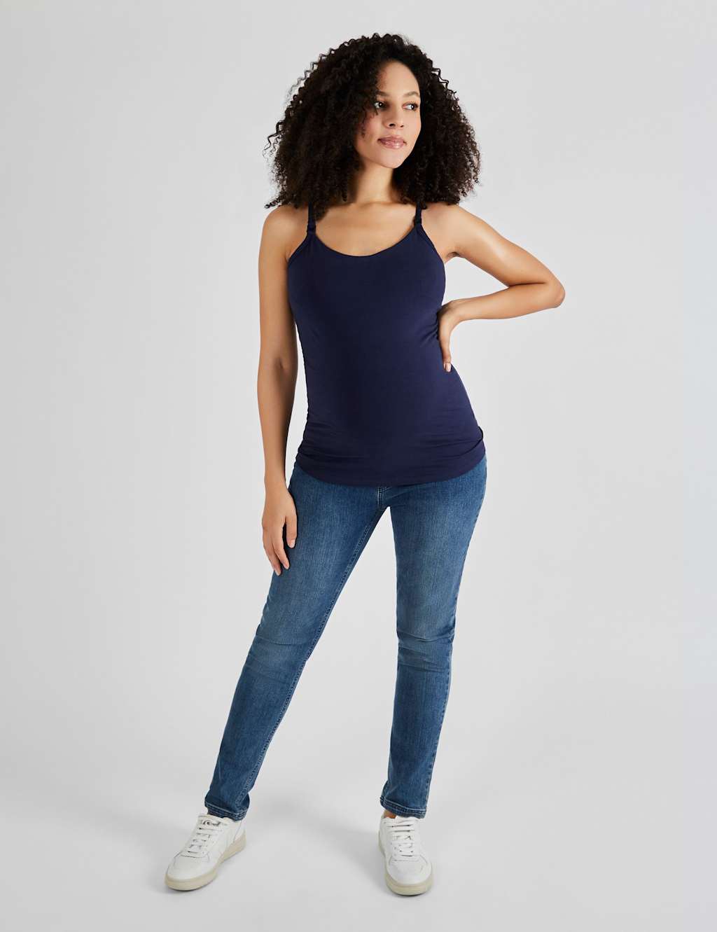 Maternity Cotton Rich Scoop Neck Vest 2 of 4