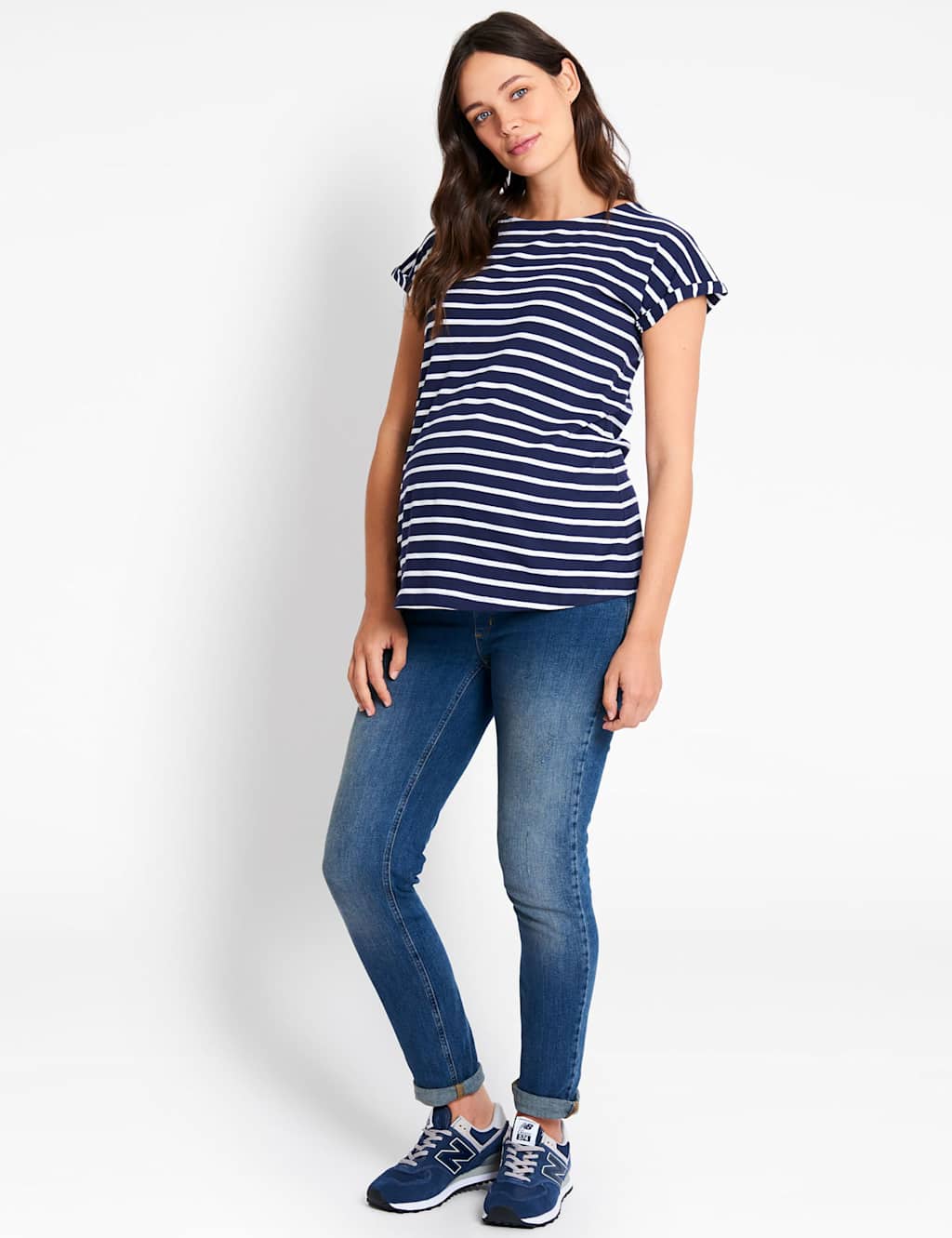 Maternity Pure Cotton Striped T-Shirt 4 of 4