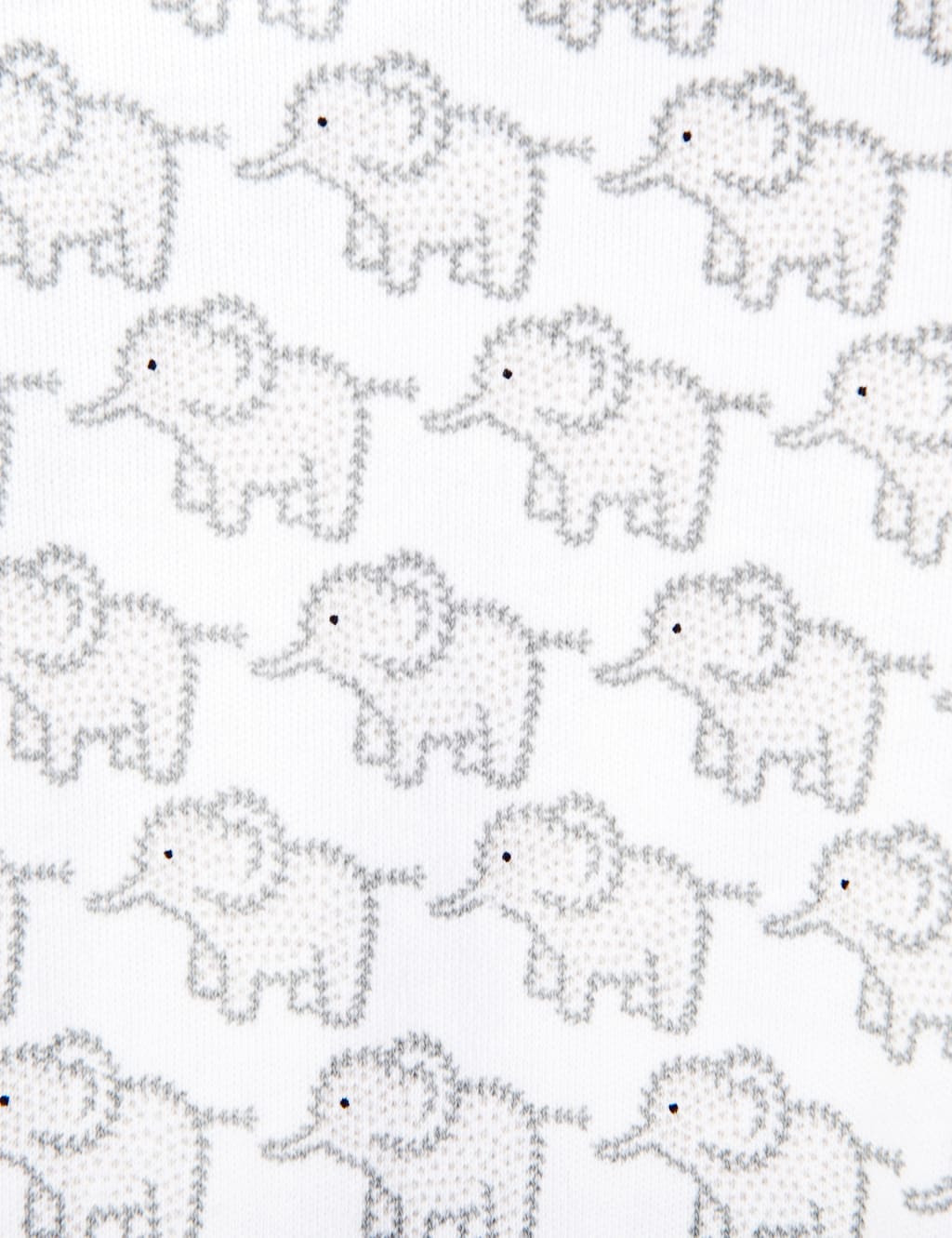 Pure Cotton Elephant Sleepsuit (6½lbs-1 Yrs) 2 of 2