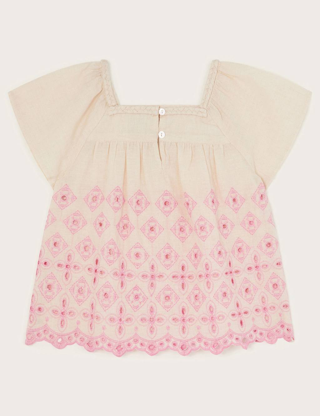 Cotton Rich Broderie Top (3-13 Yrs) 2 of 4