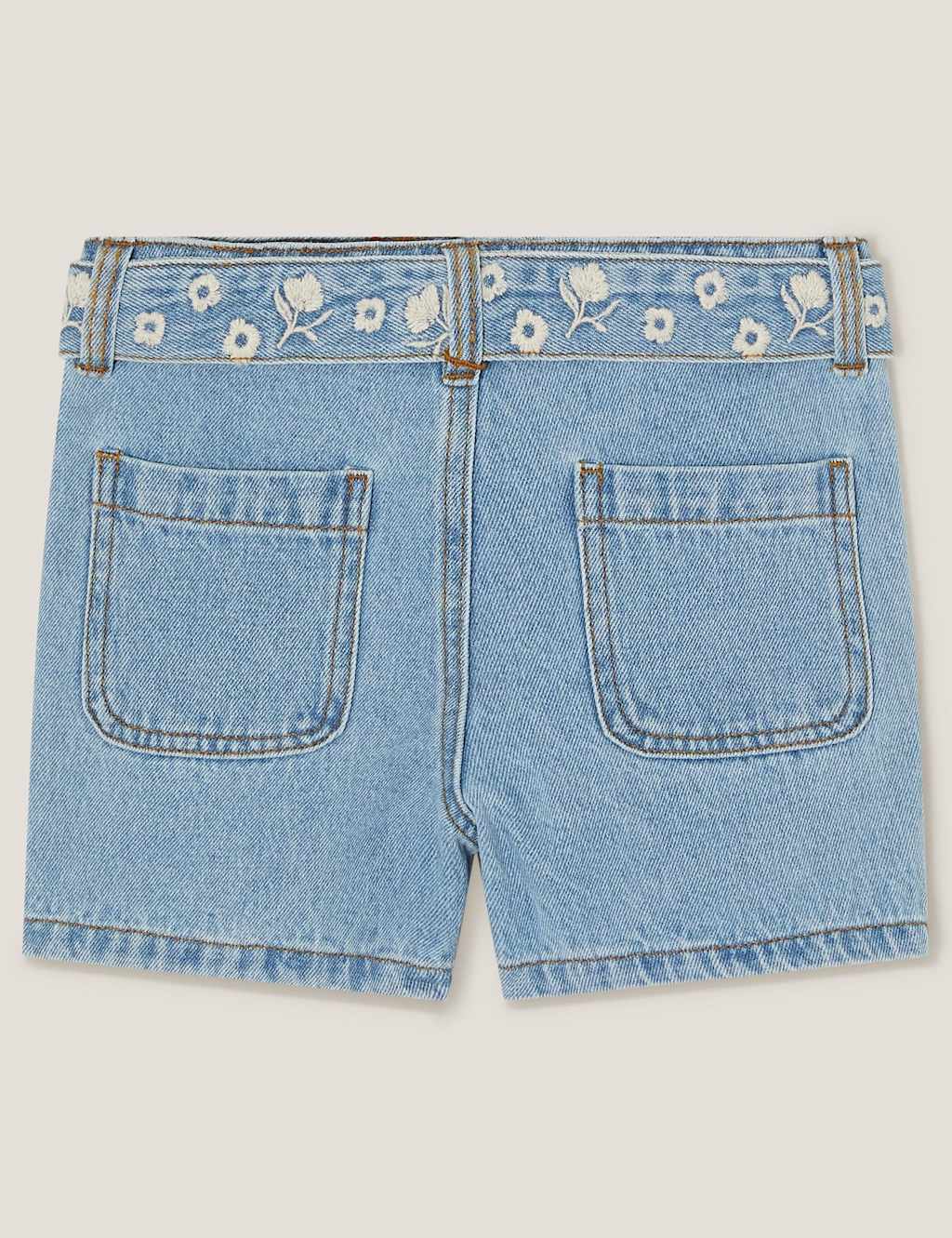 Denim Embroidered Shorts (3-13 Yrs) 3 of 4