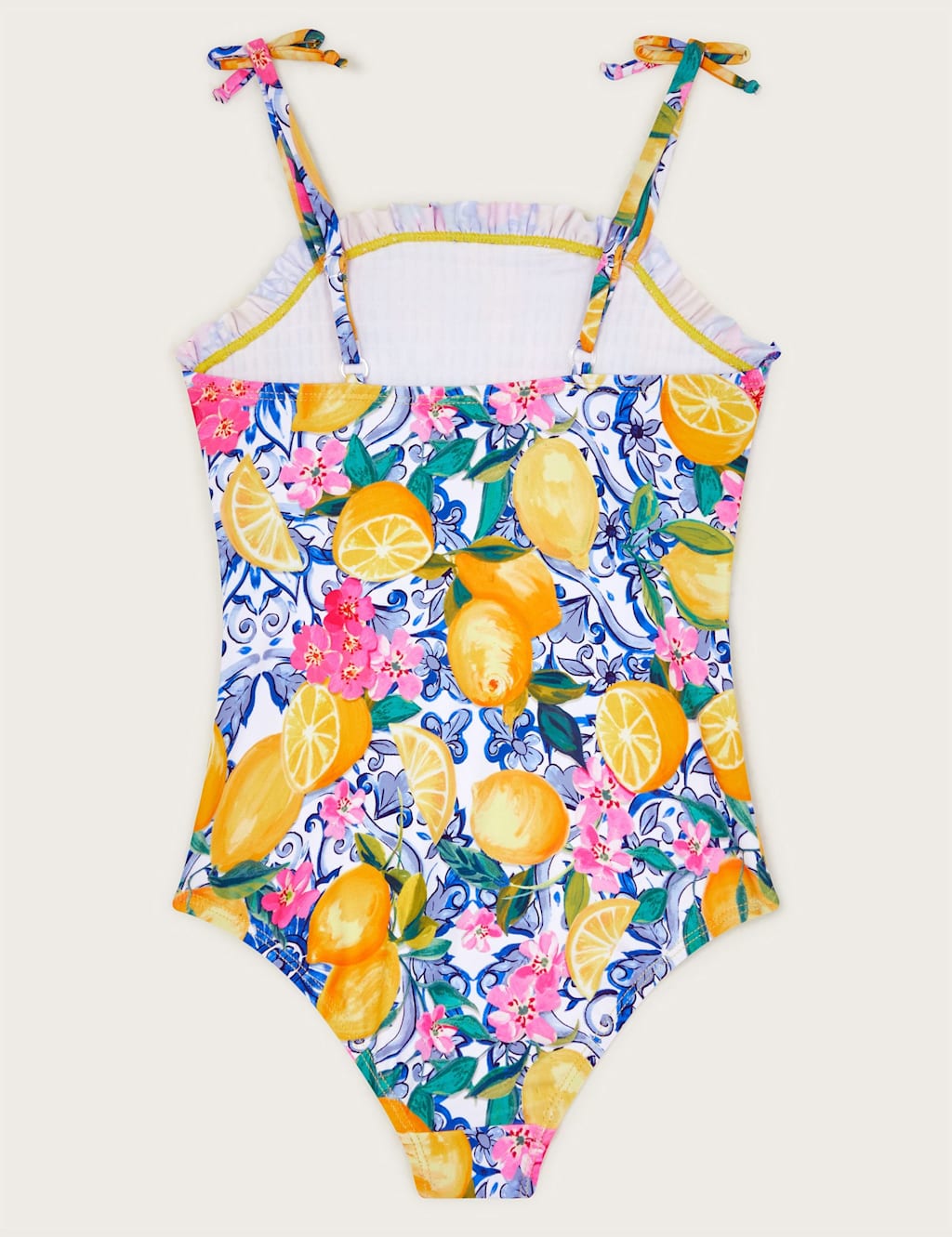Lemon Print Swimsuit (3-15 Yrs) 3 of 3