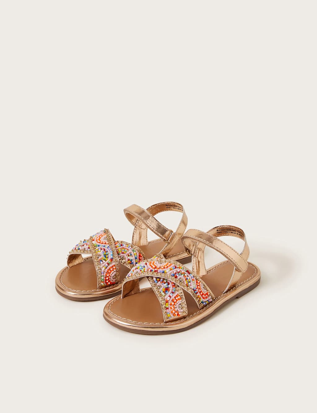 Kids’ Beaded Sandals (7 Small-4 Large) 2 of 3
