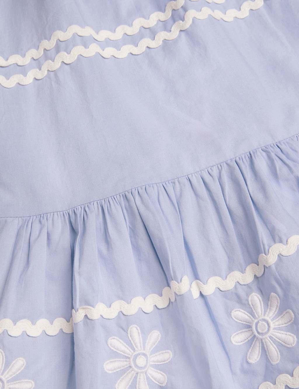 Pure Cotton Embroidered Dress (3-13 Yrs) 3 of 3