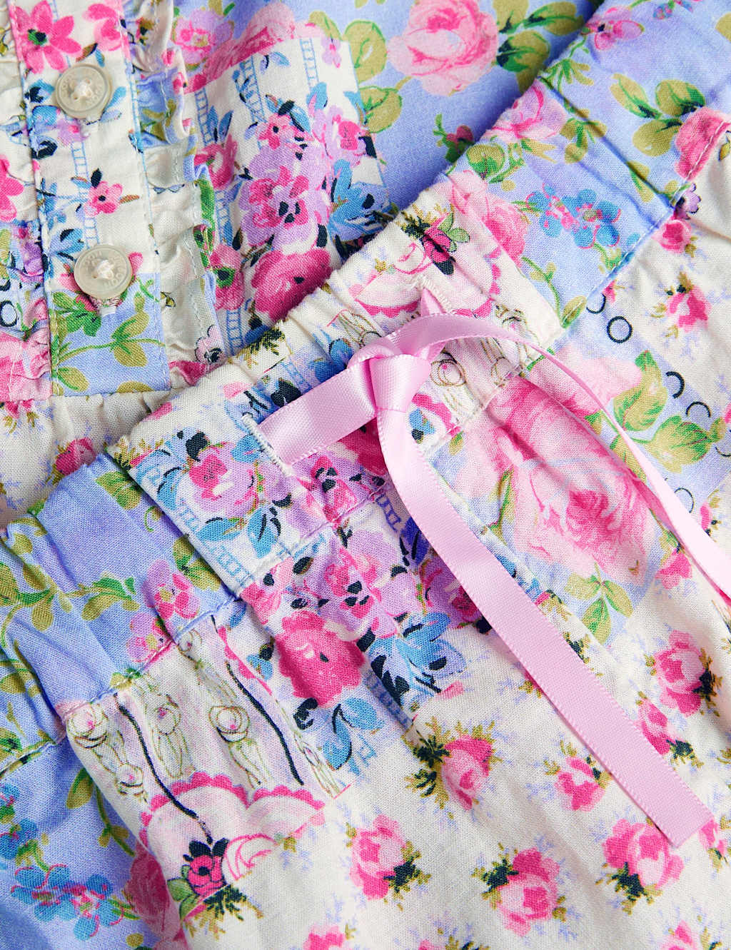2pc Pure Cotton Floral Pyjamas (2-13 Yrs) 3 of 3