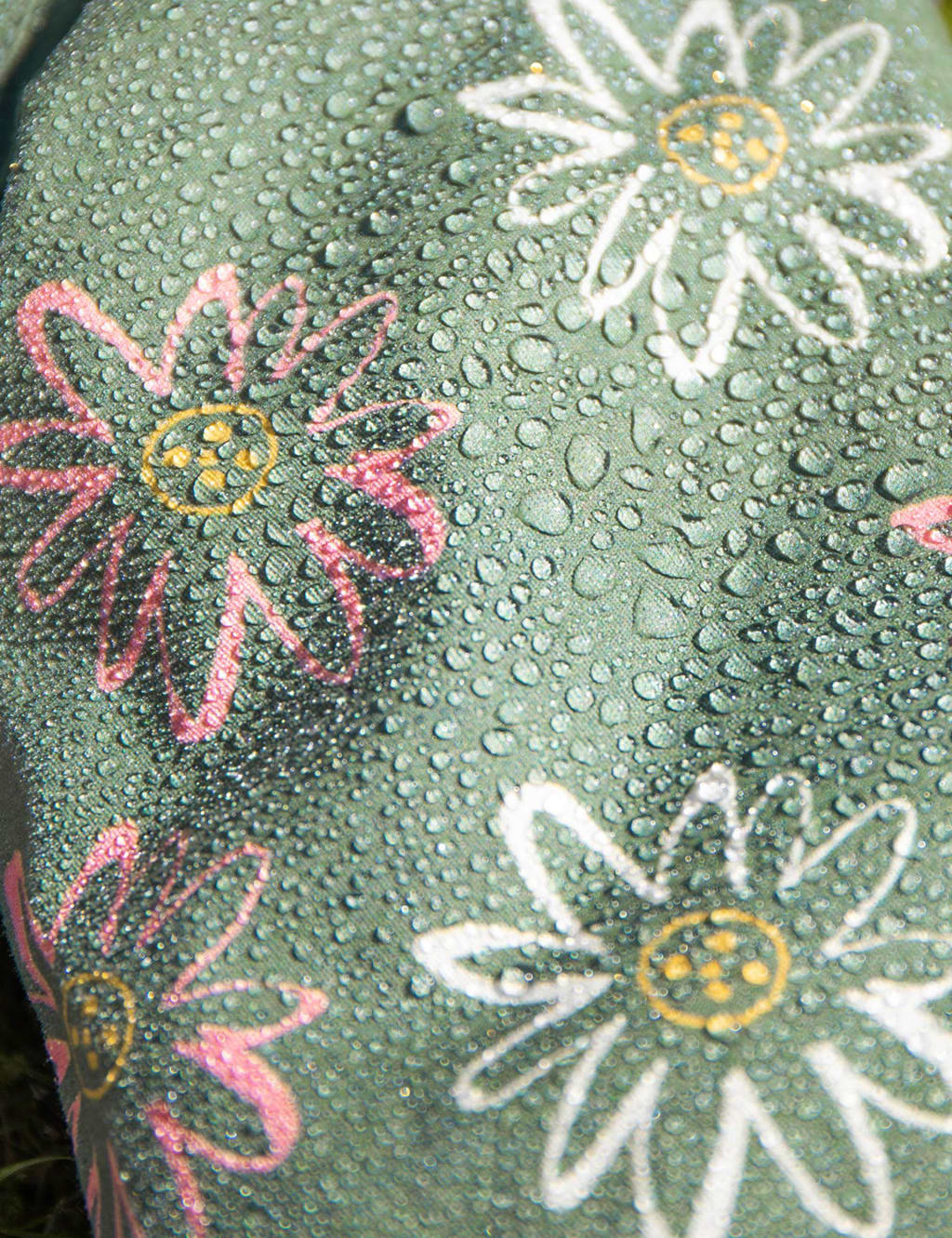 Floral parka coat shop