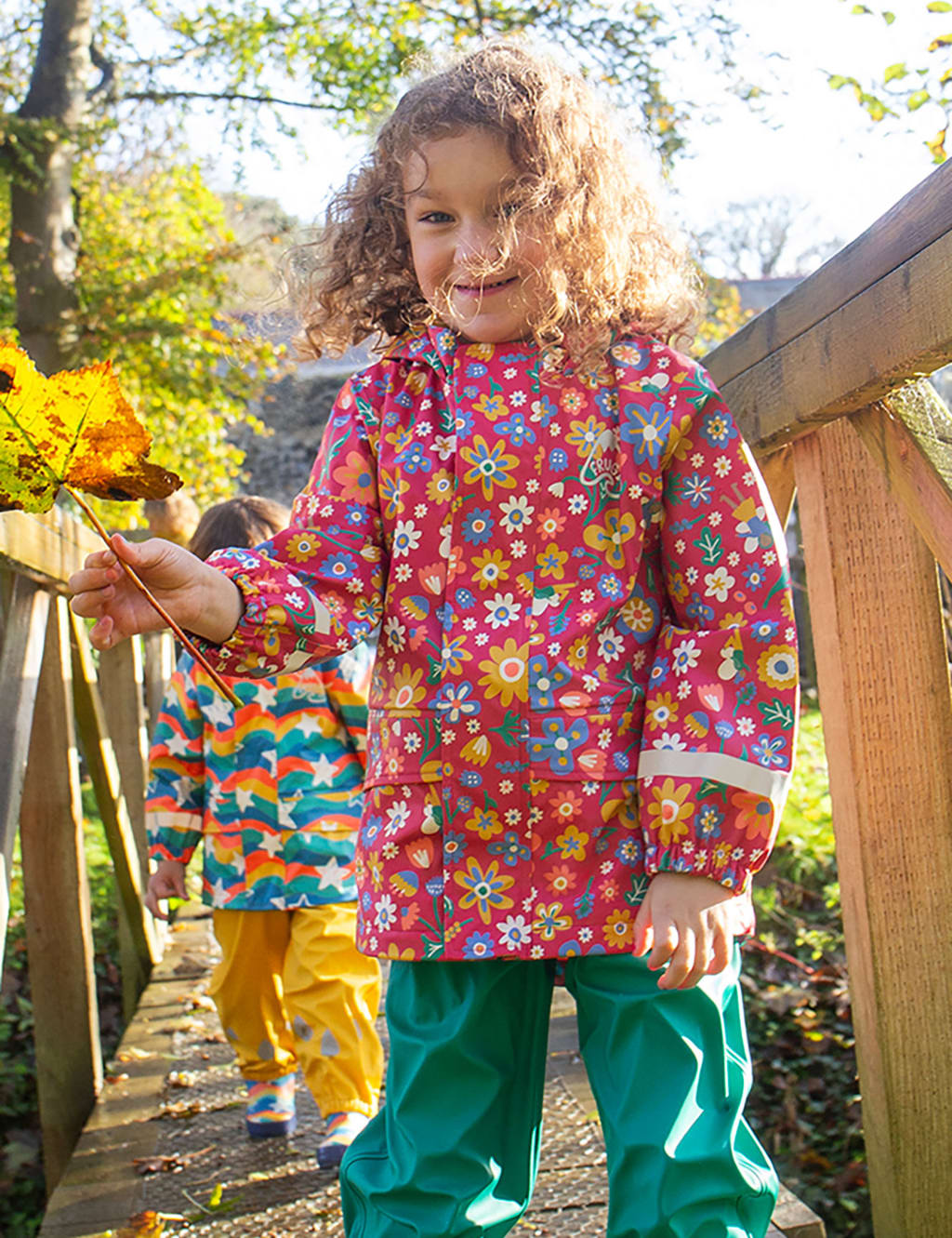 Floral raincoat best sale