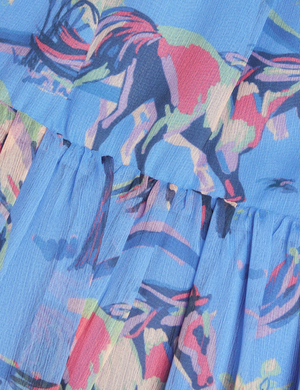 Horse Print Dress 3 13 Yrs Monsoon M S