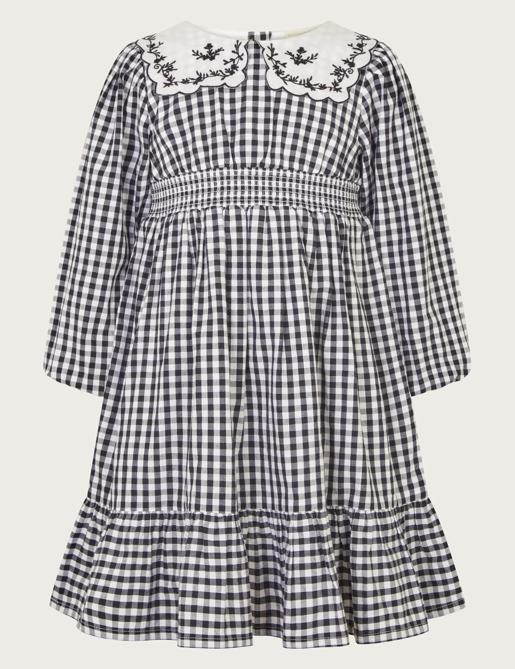 Pure Cotton Gingham Check Dress 3 13 Yrs