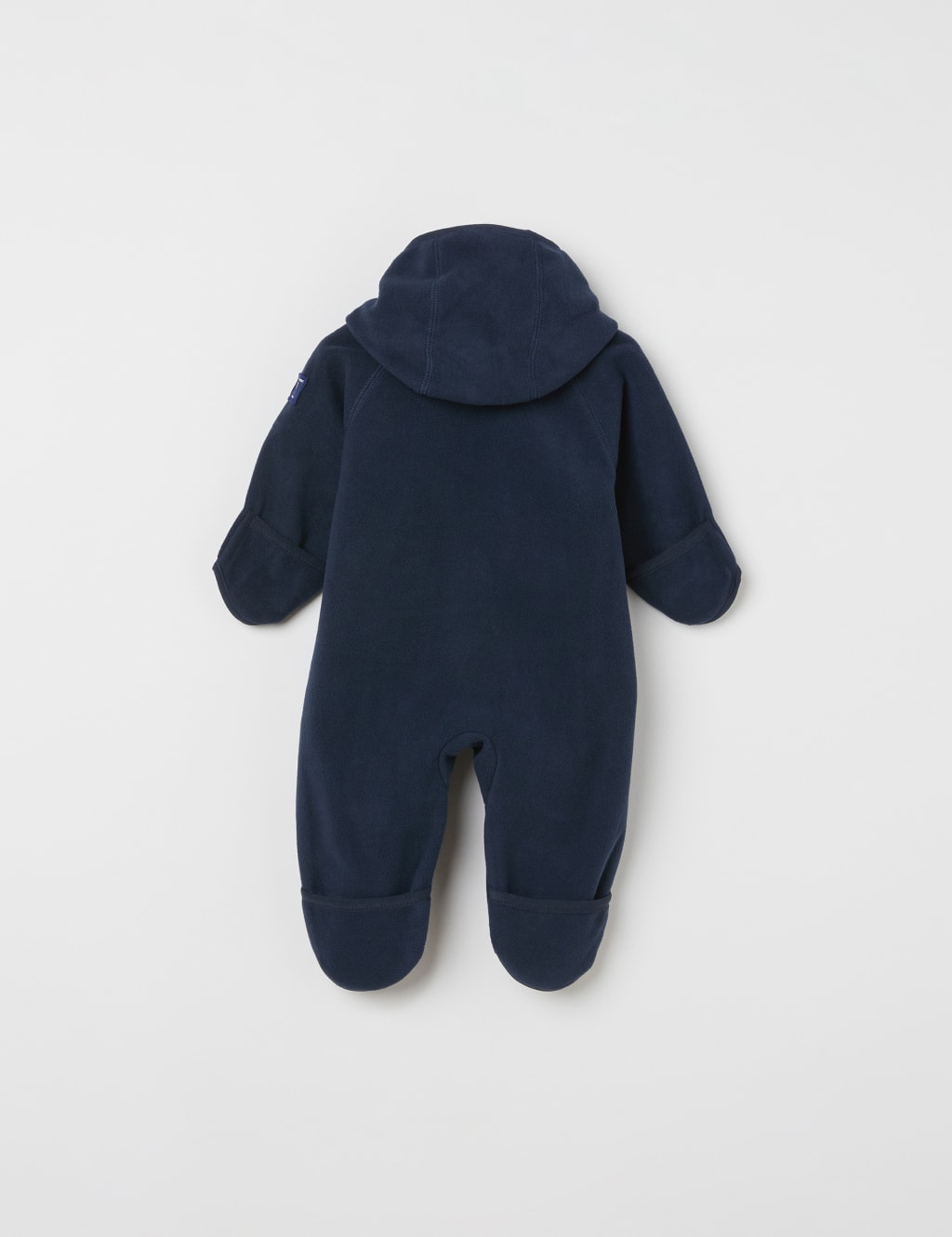 Windproof Fleece Zip Pramsuit (1-12 Mths) 2 of 2