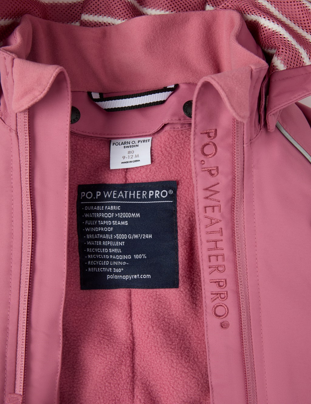 Hooded Fleece Lined Zip Snowsuit (6-24 Mths) 5 of 7