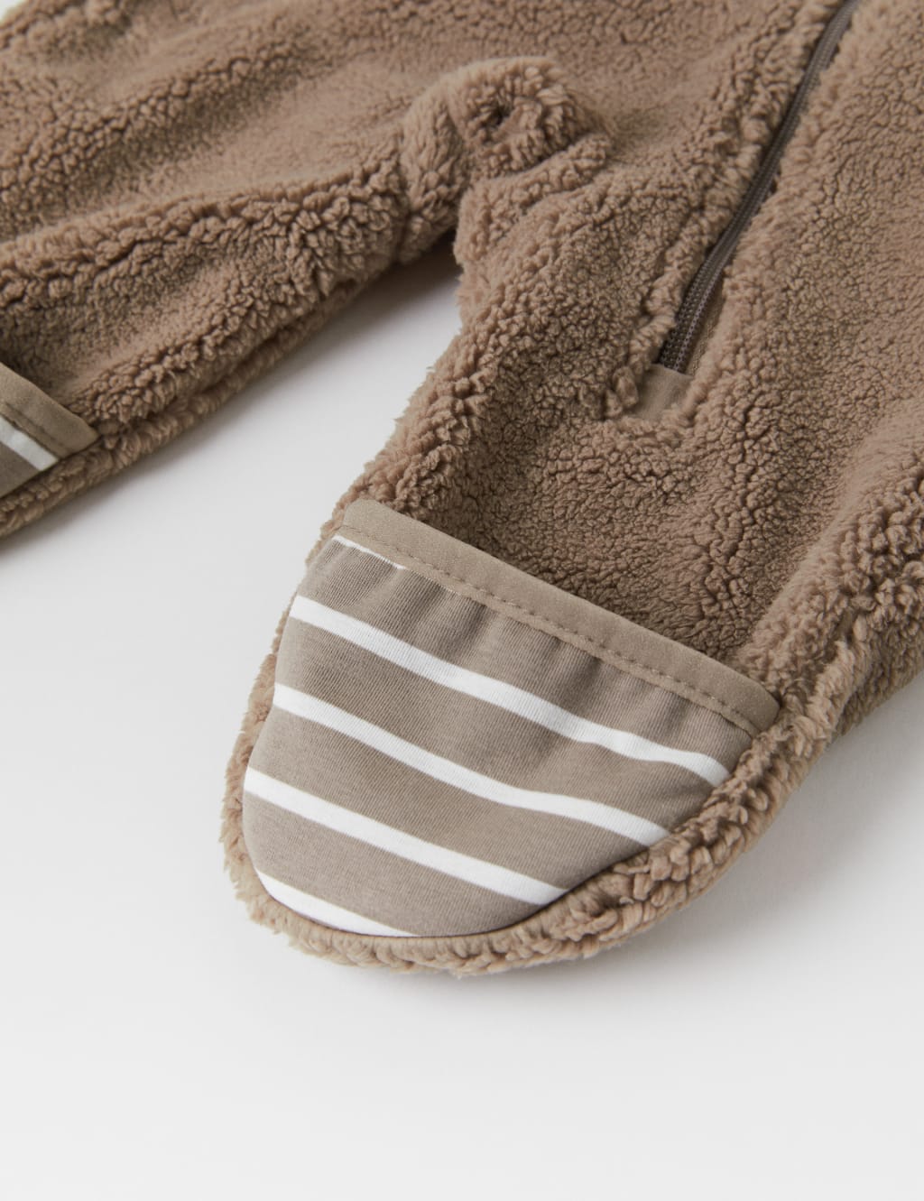 Fleece Hooded Zip Pramsuit (1-12 Mths) 3 of 6