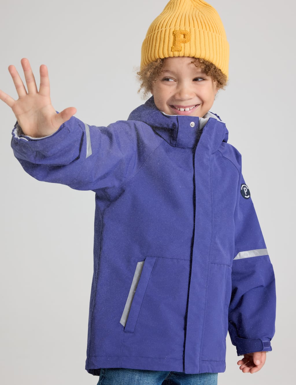 Waterproof Lightweight Hooded Coat (9 Mths - 10 Yrs) 3 of 8