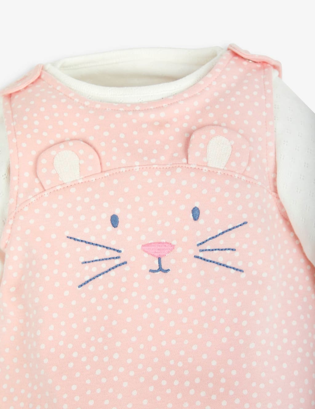 2pc Pure Cotton Mouse Outfit (0-18 Mths) 6 of 6