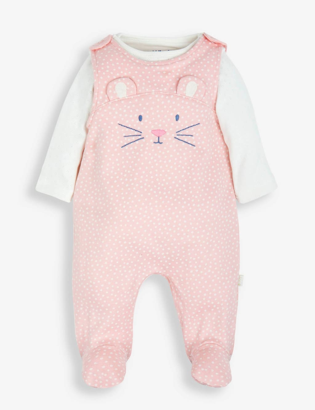2pc Pure Cotton Mouse Outfit (0-18 Mths) 2 of 6