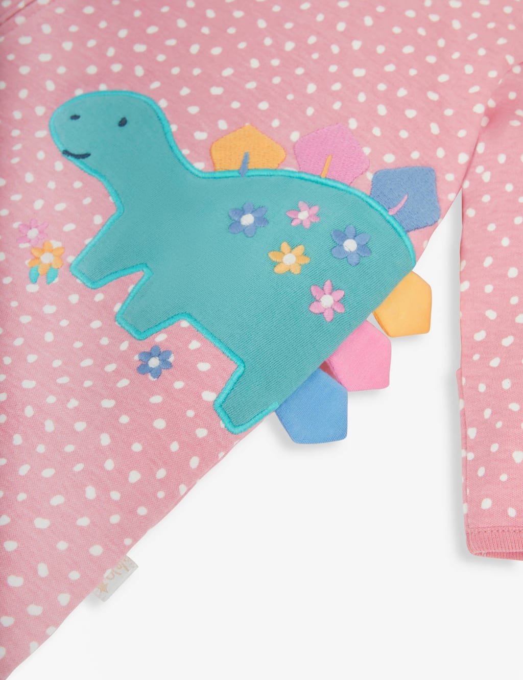 Pure Cotton Dinosaur Zip Sleepsuit (0-18 Mths) 4 of 5