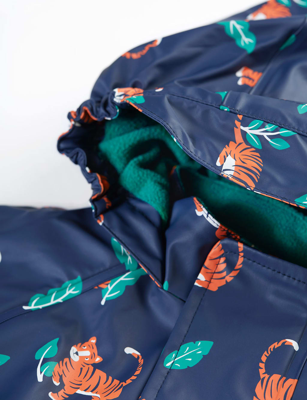Tiger Print Hooded Puddlesuit (6 Mths - 6 Yrs) 5 of 7
