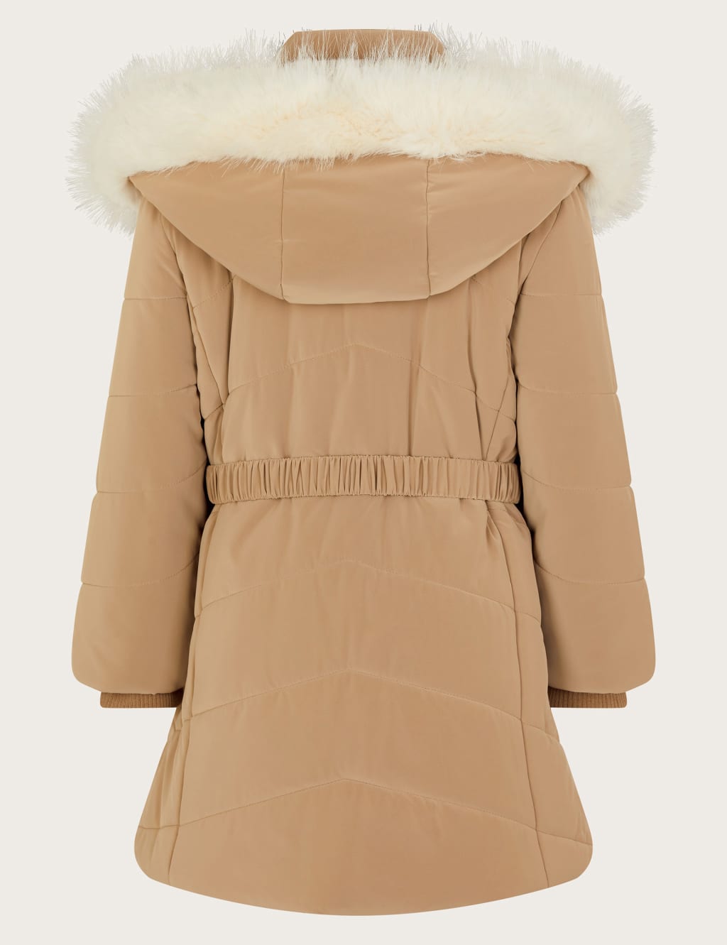 Padded Faux Fur Coat (3-15 Yrs) 2 of 3
