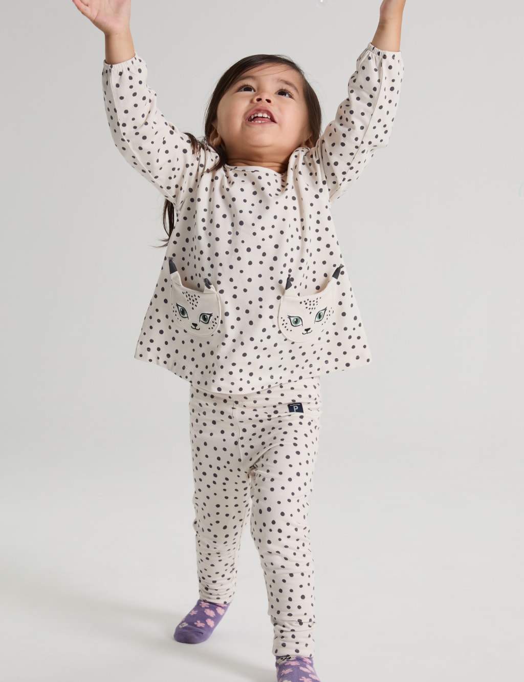 Polka dot tights toddler clearance